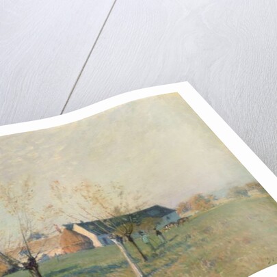 The Farm, 1874 by Alfred Sisley