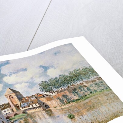 Moret-sur-Loing, the Porte de Bourgogne, 1891 by Alfred Sisley