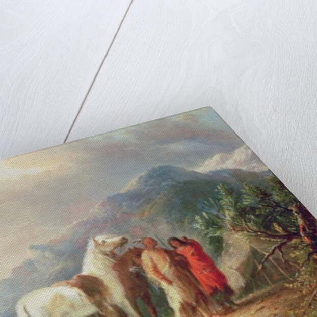 Sioux Camp Scene by Alfred Jacob Miller