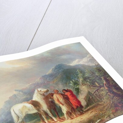 Sioux Camp Scene by Alfred Jacob Miller