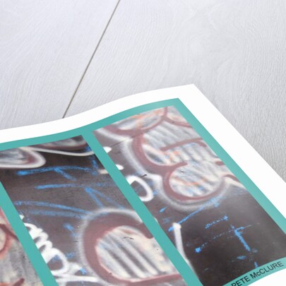 SGRAFFITO TRIPTYCH, 2013 by Peter McClure