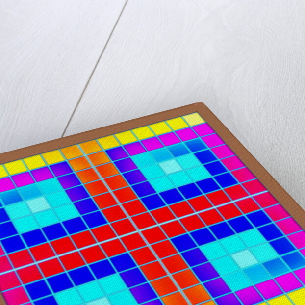 CROSSED SQUARES, 2018 by Peter McClure