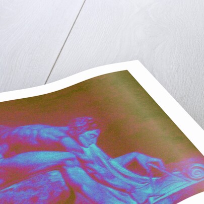 GEOMETRIST: ISAAC NEWTON...PIX-ELATED, 2014 by Peter McClure