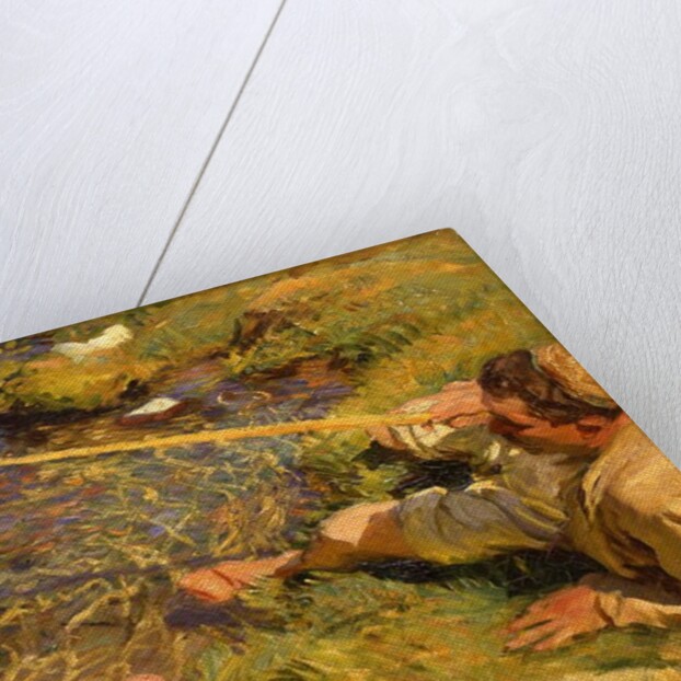 Val d'Aosta: A Man Fishing, c.1907 by John Singer Sargent