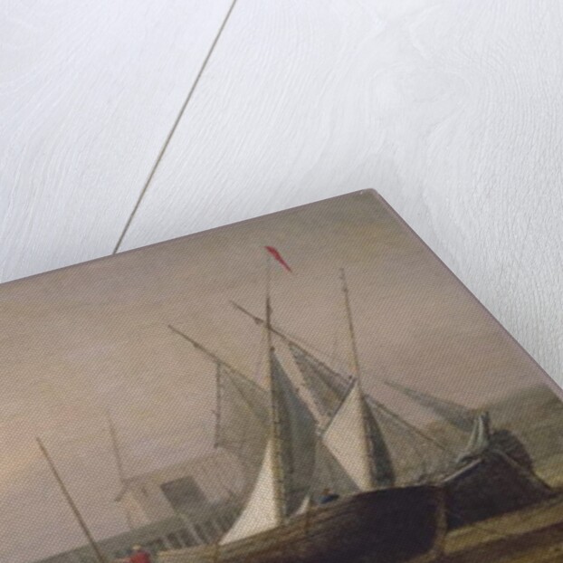 Fishing Boats at Low Tide, c.1850s by Fitz Henry Lane