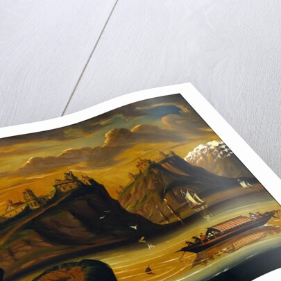 Castles of the Rhine, c.1845-60 by Thomas Chambers