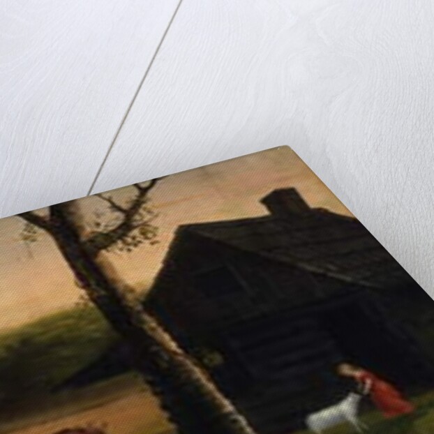 He that by the plough would thriveHimself must either hold or drive, c.1825-50 by American School