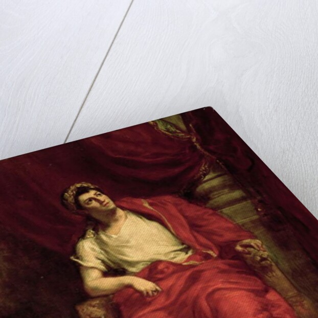 Portrait of Francois Joseph Talma as Nero in 'Britannicus' by Jean Racine 1857 by Ferdinand Victor Eugene Delacroix