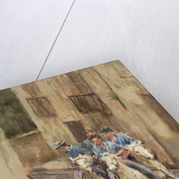 The Bull Run in Soubes by Pat Maclaurin