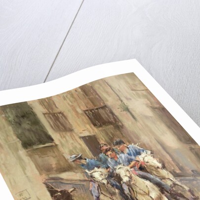 The Bull Run in Soubes by Pat Maclaurin