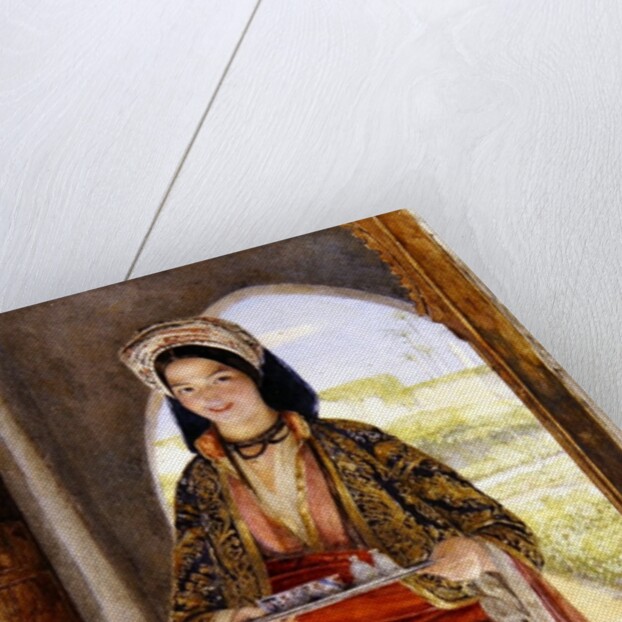 An Eastern Girl Carrying a Tray, 1859 by John Frederick Lewis