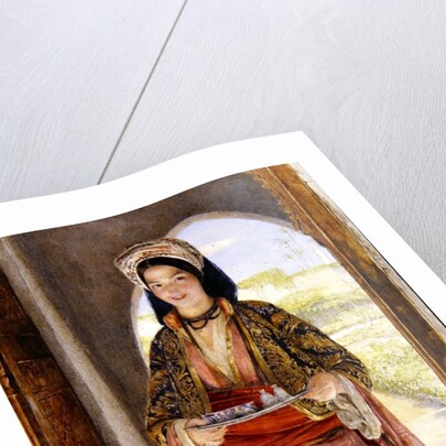 An Eastern Girl Carrying a Tray, 1859 by John Frederick Lewis