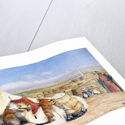 The Caravan - An Arab Encampment at Edfou, c.1861 by John Frederick Lewis