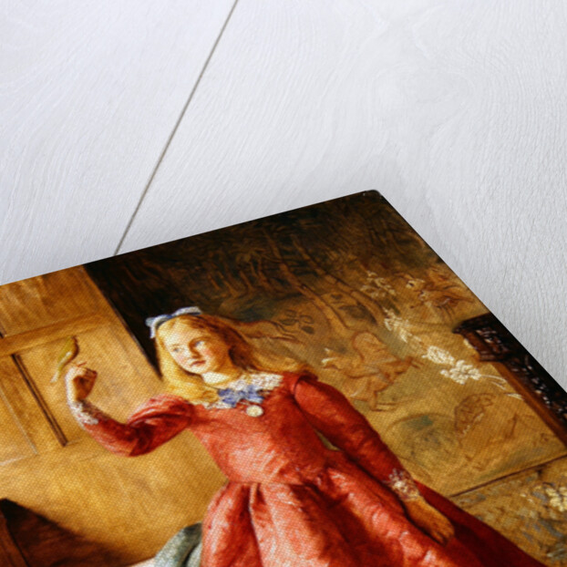 Girl with Linnet, 1865 by James Archer