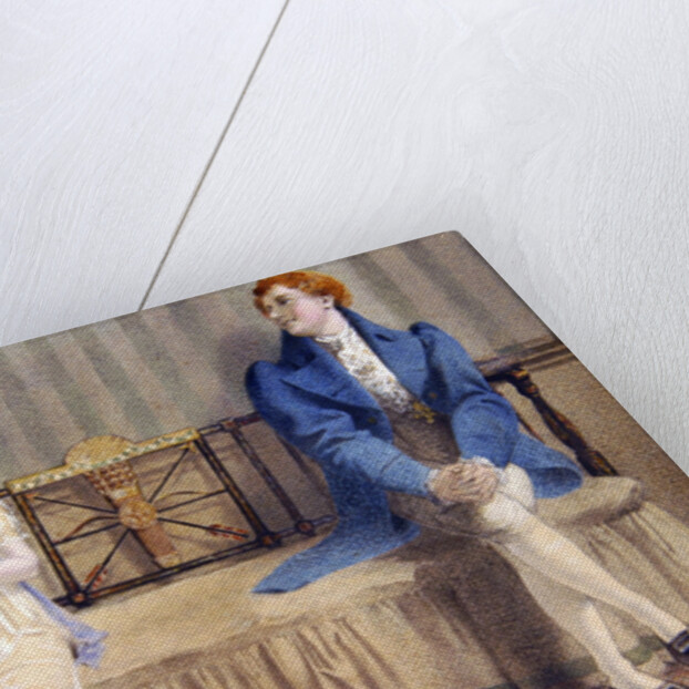 Courting, 1868 by Adelaide Claxton