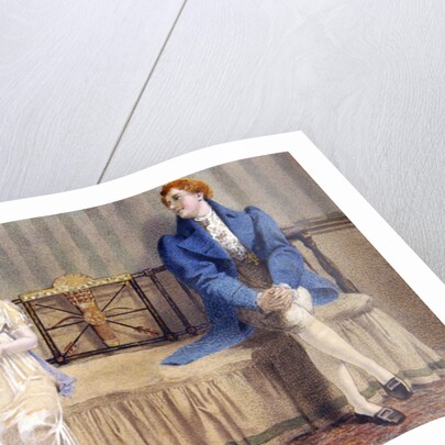 Courting, 1868 by Adelaide Claxton