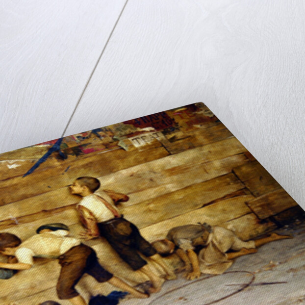 Senza Quattrini, Teatro Burattini, Firenze, 1887 by Cipriano Cei