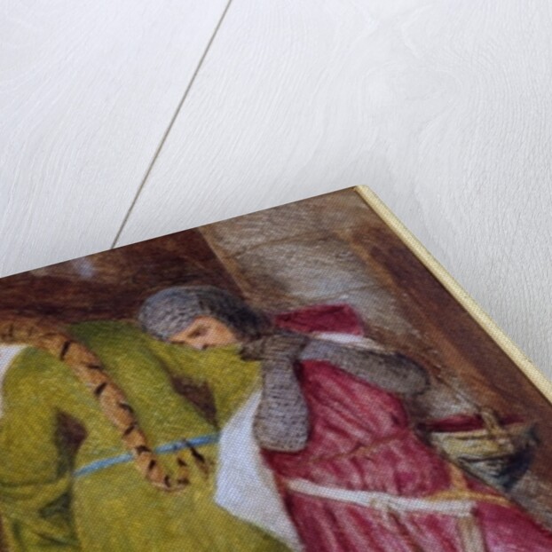 Meeting on the Turret Stair, Helellil & Hildebrand, 1864 by Frederick William Burton