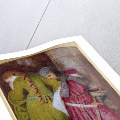 Meeting on the Turret Stair, Helellil & Hildebrand, 1864 by Frederick William Burton