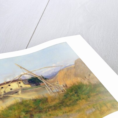 Etruscan Scene, the Carrara Mountains by Matthew Ridley Corbet