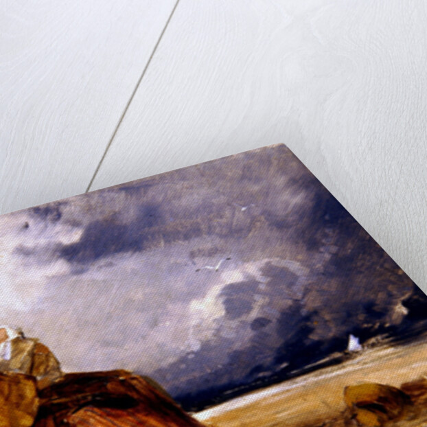 Mother and Child on a Beach by David Cox