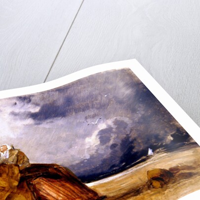 Mother and Child on a Beach by David Cox