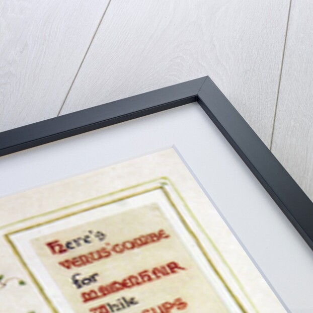 Here's Venus' Combe for Maidenhair, 1899 by Walter Crane