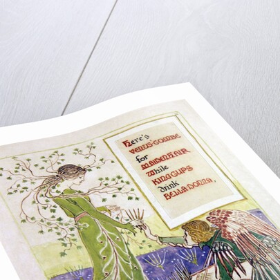 Here's Venus' Combe for Maidenhair, 1899 by Walter Crane