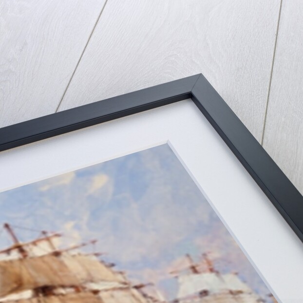 The Blockade of Toulon, the Action off Bandol in 1810, 1918 by Charles Edward Dixon