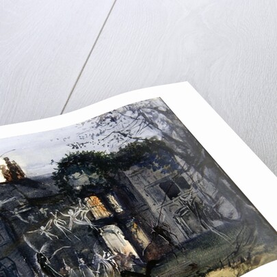 The Old Hall, Fairies by the Moonlight by John Anster Fitzgerald