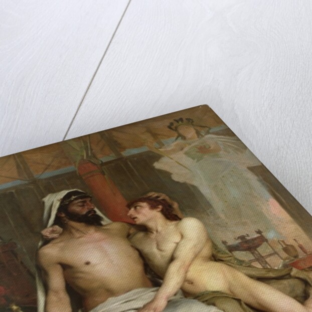 David and Saul by European School