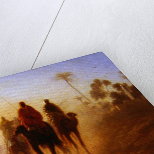 The Road to the Pyramids by Charles Theodore (1814-88) Frere