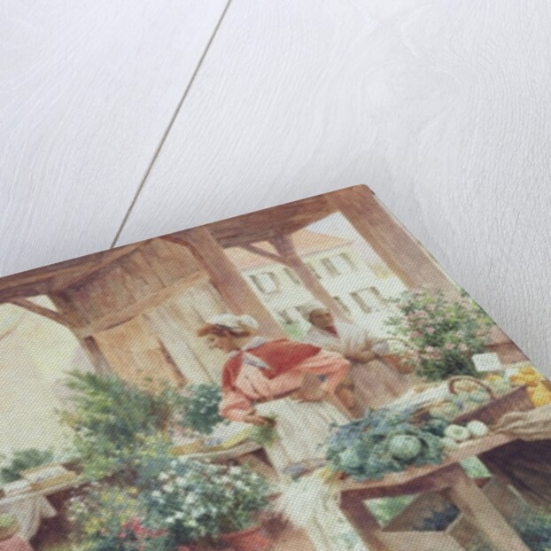 Early Morning Market, 1898 by Alfred Jr. Glendening