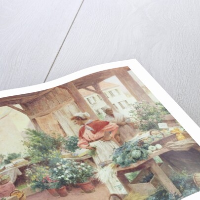 Early Morning Market, 1898 by Alfred Jr. Glendening