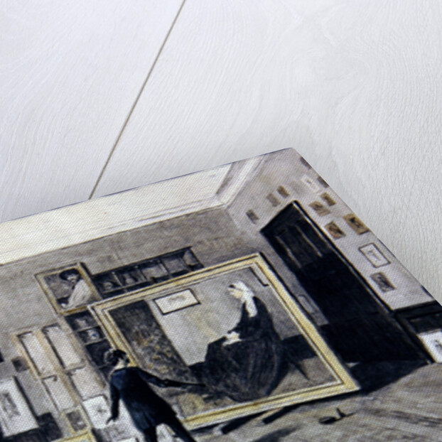 Whistler Painting in his Studio by Walter Greaves