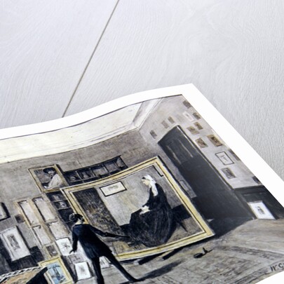 Whistler Painting in his Studio by Walter Greaves