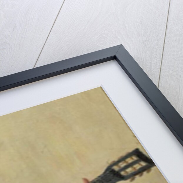 Woman with Guitar by School Greek