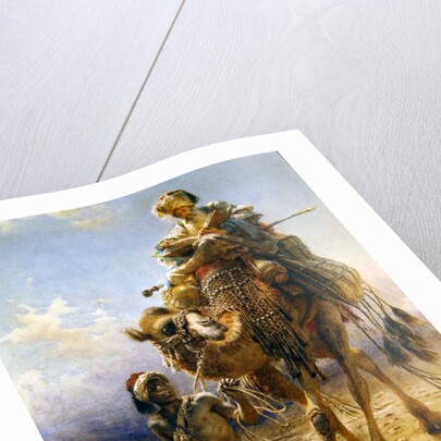 Crossing the Desert, 1869 by Carl Haag