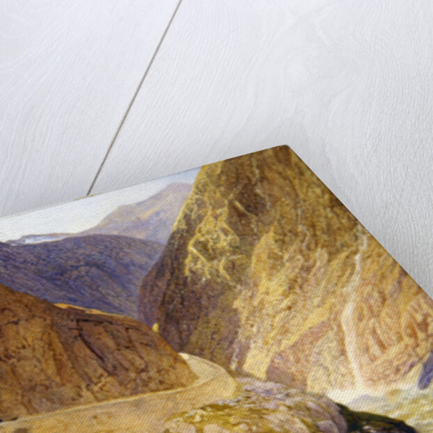 The Devil's Bridge- St Gothard's Pass by Alfred William Hunt