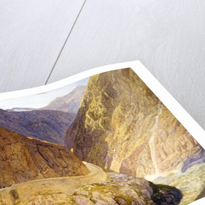 The Devil's Bridge- St Gothard's Pass by Alfred William Hunt