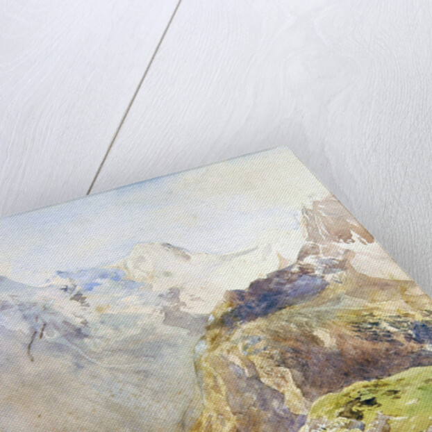 Lauterbrunnen Valley from Murren by Alfred William Hunt