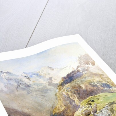 Lauterbrunnen Valley from Murren by Alfred William Hunt