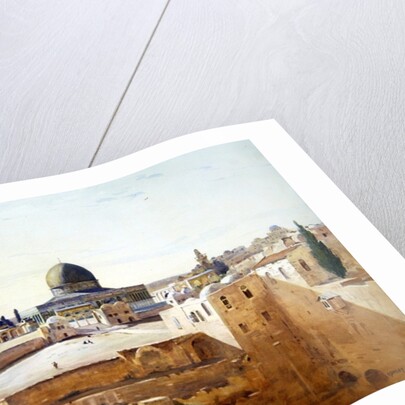 Dome of the Rock, c.1905 by Stanley Inchbold
