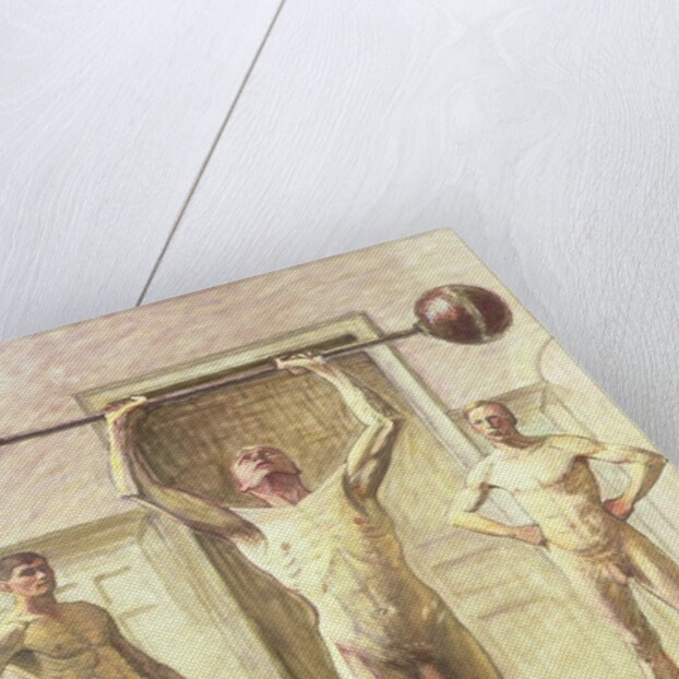 Pushing Weights with Two Arms, Number 3, 1914 by Eugene Jansson