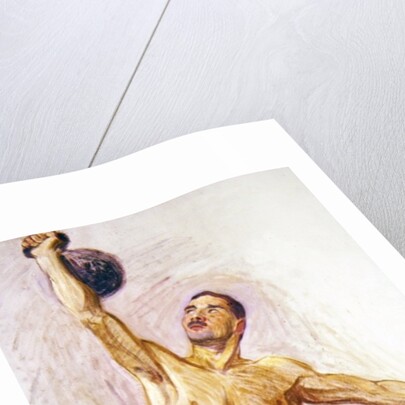 Heavy Weight Lifter, 1912 by Eugene Jansson