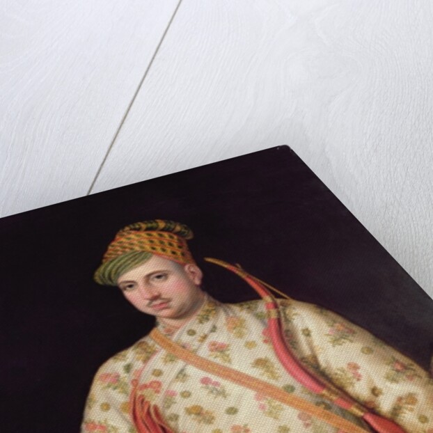 Portrait of a Gentleman in Royal Mogul Costume, 1738 by George Knapton