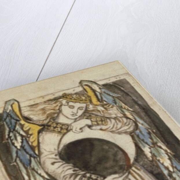 An Angel Holding a Waning Moon by William Morris
