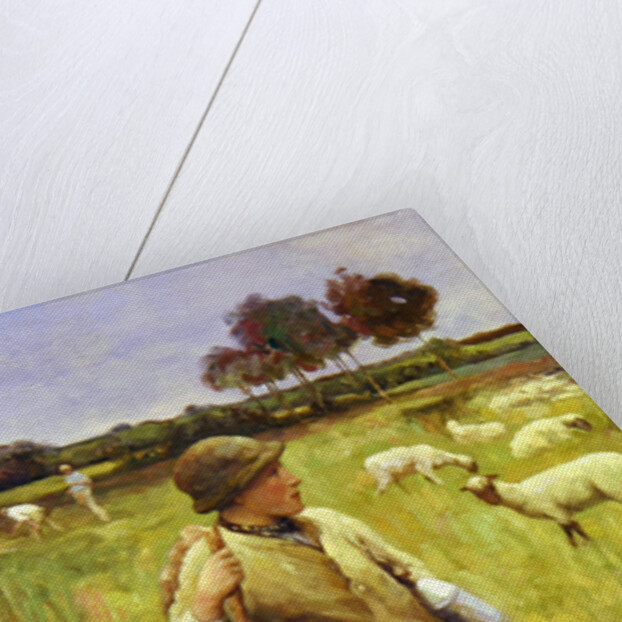 A Young Shepherd by School Newlyn