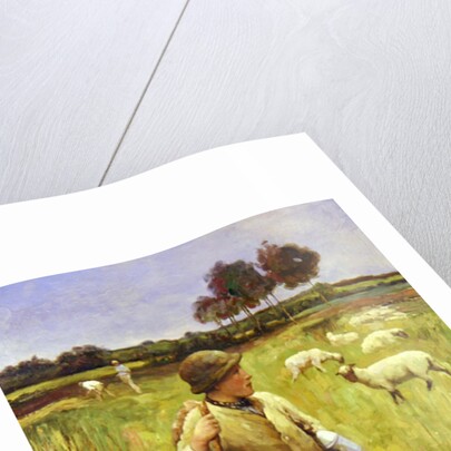 A Young Shepherd by School Newlyn