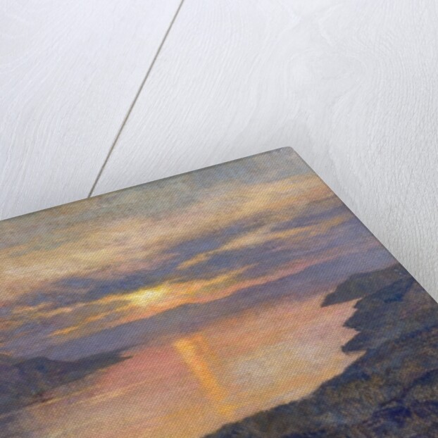 Sunset on Lake Geneva, 1907 by Marie Auguste Emile Rene Menard